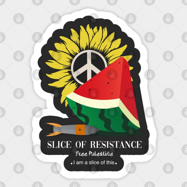 Palestine Sticker by Bosun The Sun